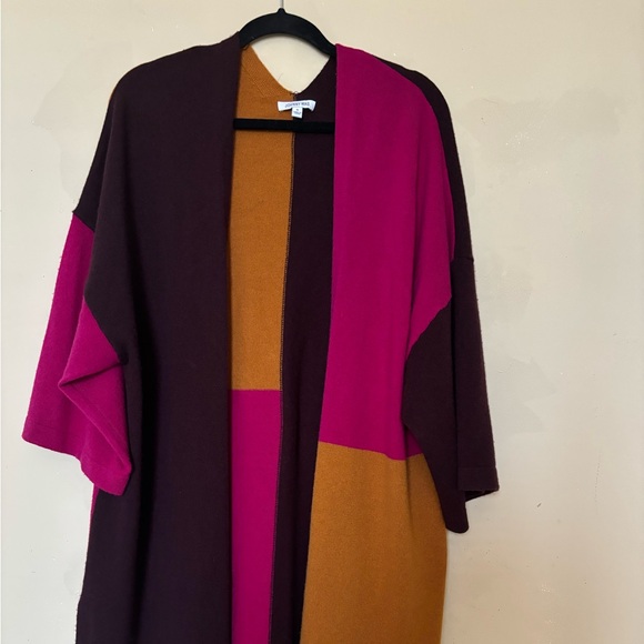 🆕 Johnny Was colorblock Cashemire Duster🥰 - Picture 1 of 4